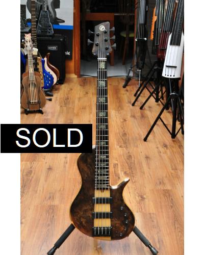 Elrick Platinum Series e-volution Singlecut 5 H2O cured Burl Redwood Top